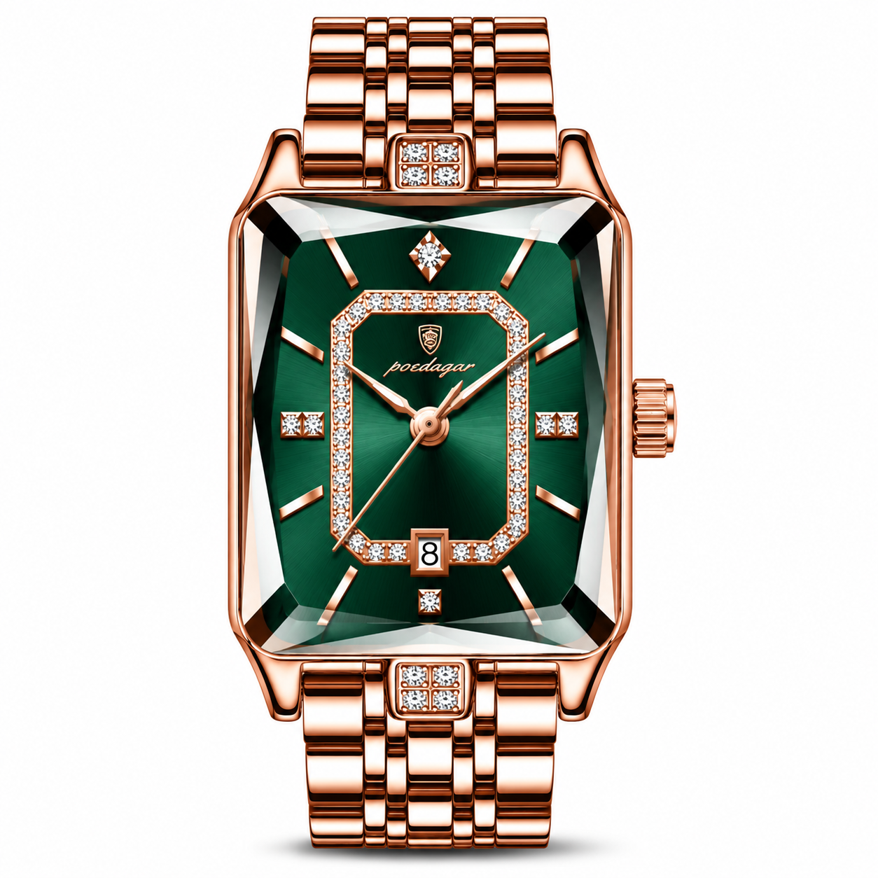 POEDAGAR Luxury Woman Watch Steel Quartz