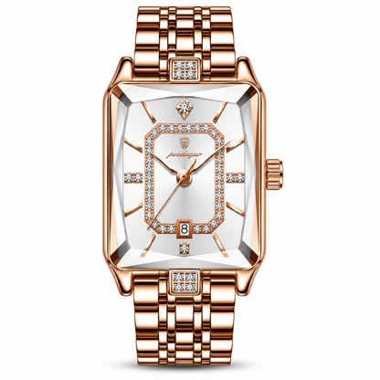 POEDAGAR Luxury Woman Watch Steel Quartz