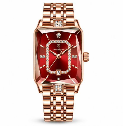 POEDAGAR Luxury Woman Watch Steel Quartz