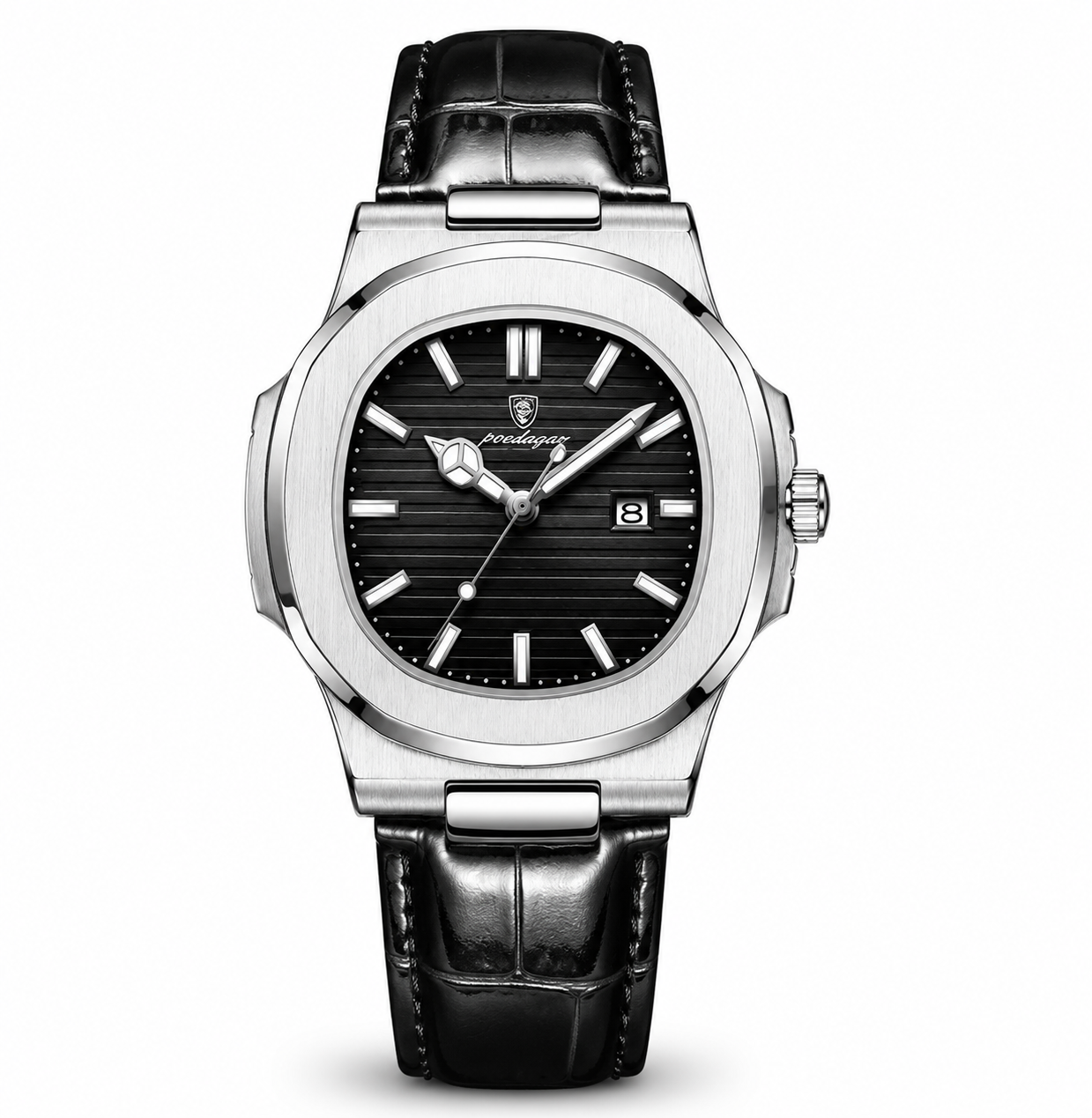 POEDAGAR Square Luxury Watch