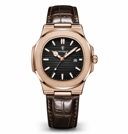 POEDAGAR Square Luxury Watch