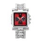 Y2K Retro Square Quartz Watch Calendar Stainless Men