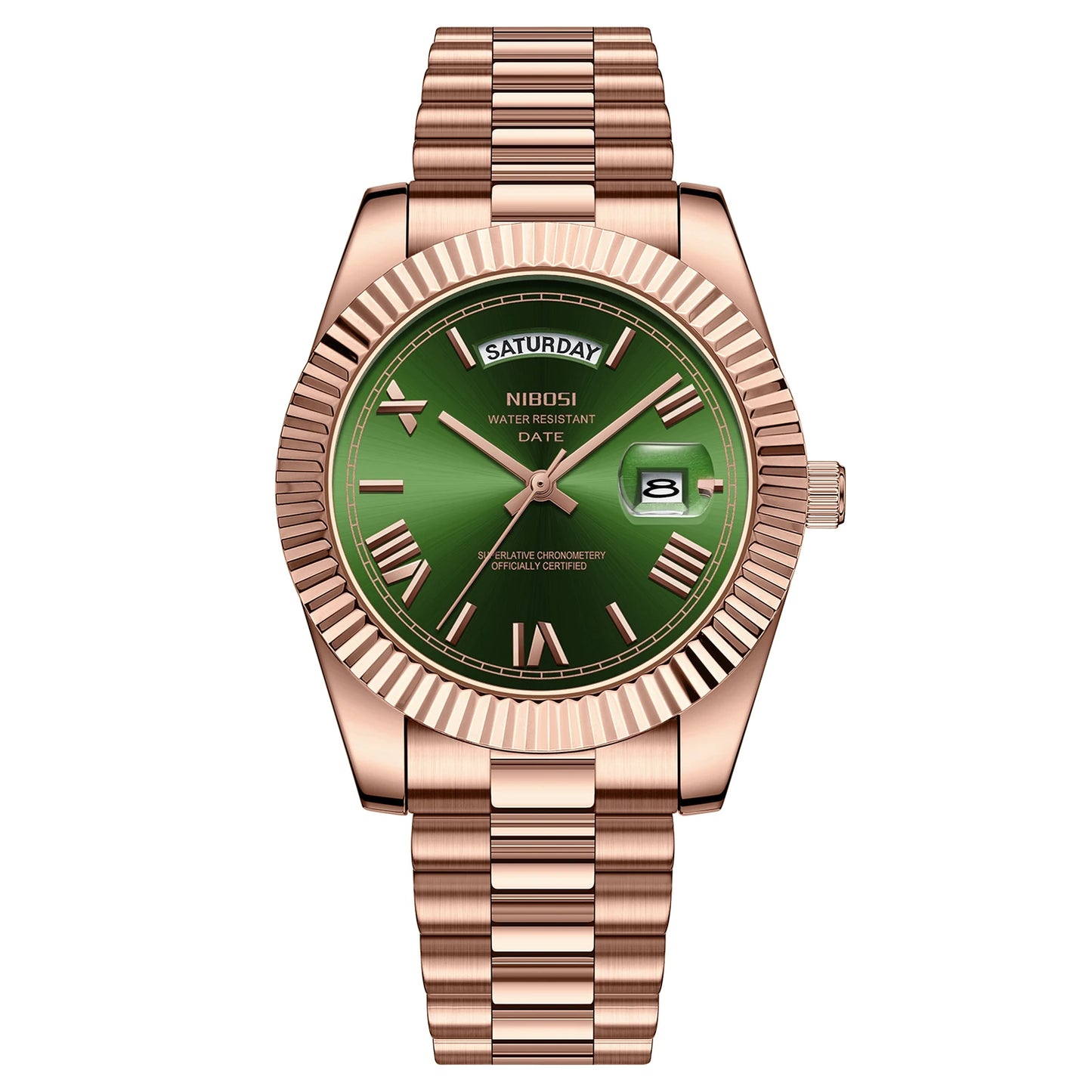 NIBOSI Quartz Men Watch Steel Male Clock