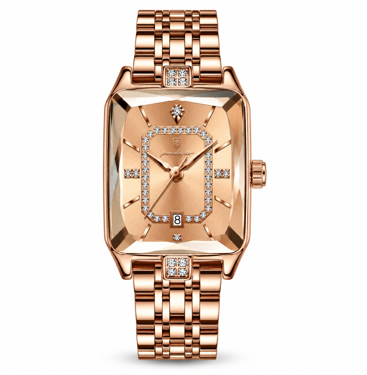 POEDAGAR Luxury Woman Watch Steel Quartz