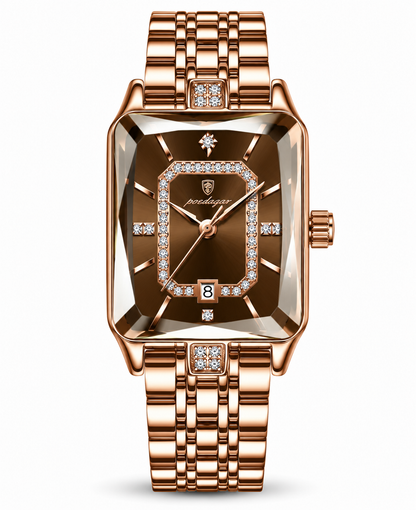 POEDAGAR Luxury Woman Watch Steel Quartz